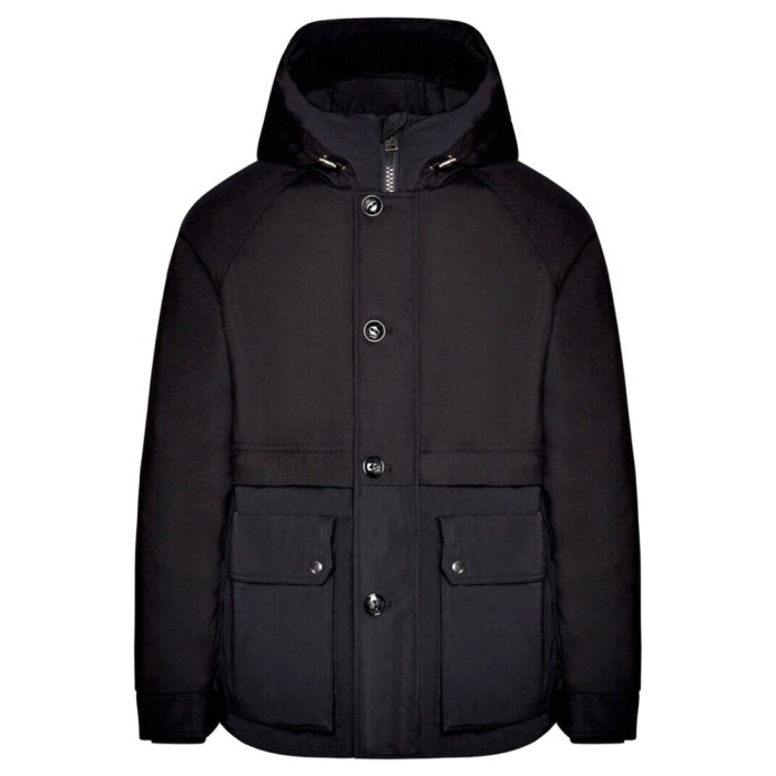 WOOLRICH Teton Anorak uomo Nero (WOCPS2870-UT1277)