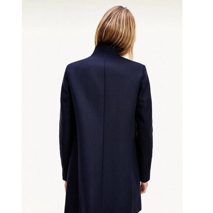 Cappotto Corto in Lana e Cashmere - TOMMY HILFIGER (WW0WW28620) Blu - immagine 3