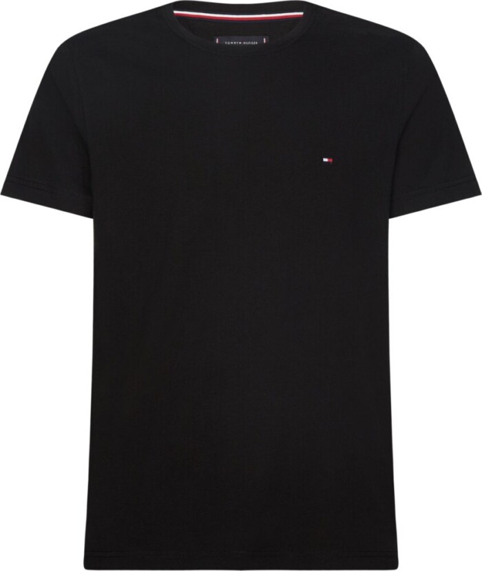 T-Shirt Essential Manica Corta Logo TOMMY HILFIGER uomo - Nero - immagine 5