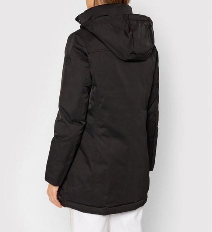 Parka Imbottito con Ecopelliccia - TOMMY HILFIGER donna - Nero - immagine 6