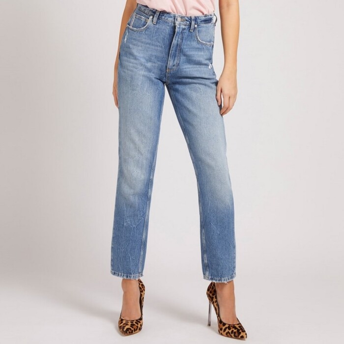 Jeans Mom Fit Vita Alta  GUESS - W1YA21D3Y0G