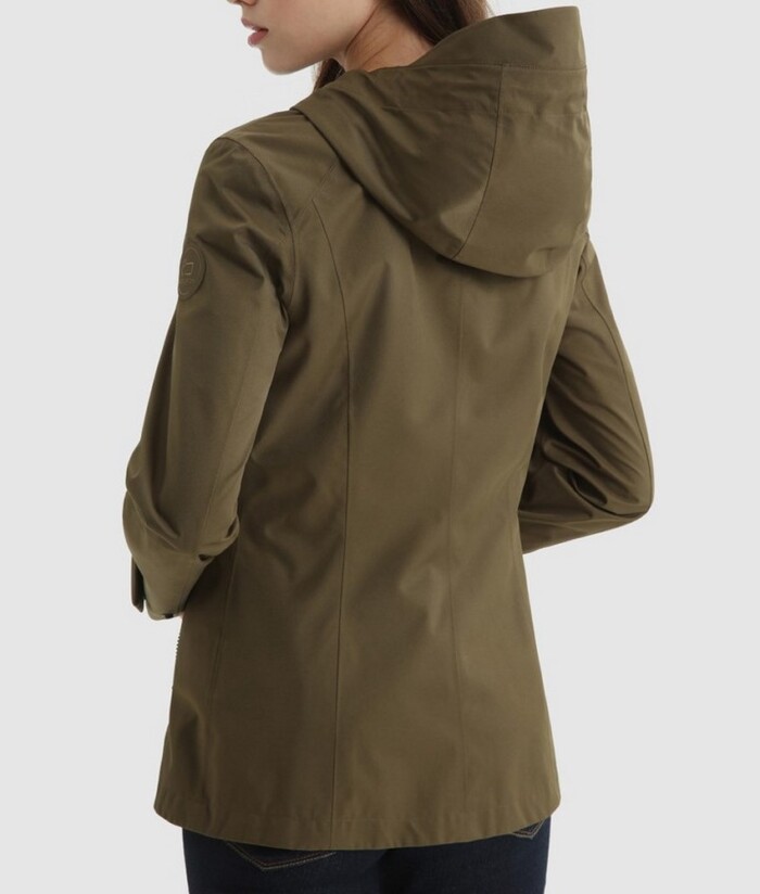 Giacchetto Leavitt Impermeabile WOOLRICH donna - CFWWOU0628FRUT2886 - Verde - immagine 3