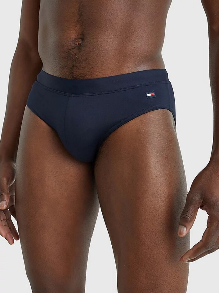 Costume Slip Tinta Unita TOMMY HILFIGER uomo - UM0UM02102 - Blu - immagine 2