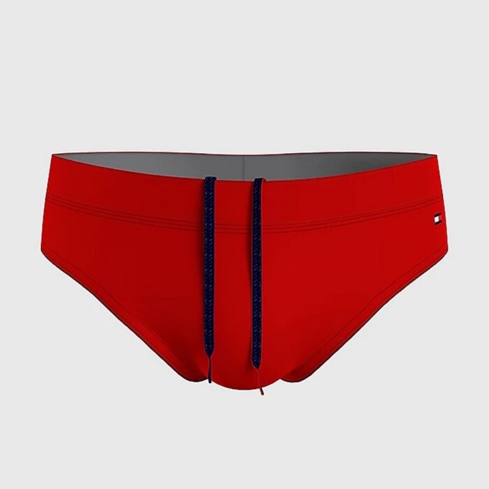 Costume Slip Tinta Unita TOMMY HILFIGER uomo - UM0UM02102 - Rosso - immagine 7