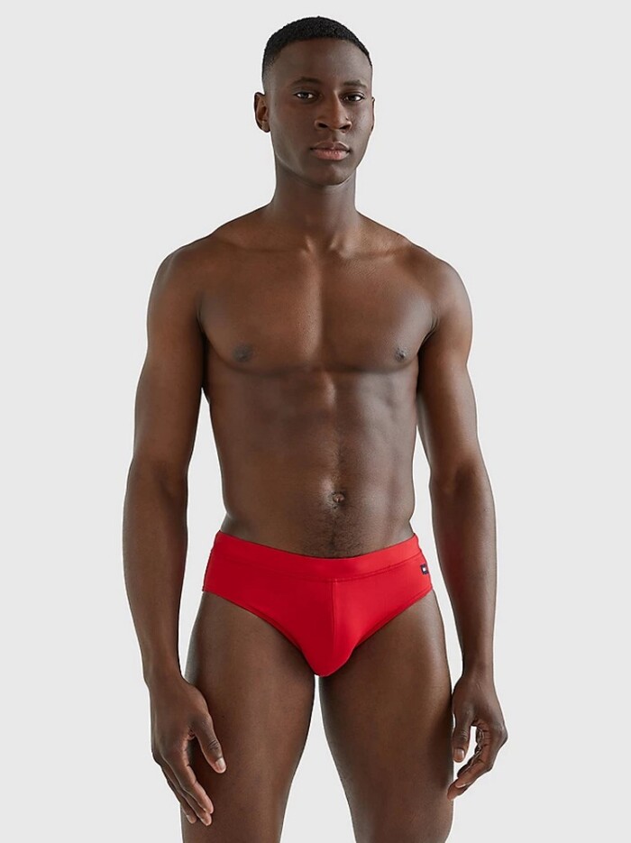 Costume Slip Tinta Unita TOMMY HILFIGER uomo - UM0UM02102 - Rosso - immagine 6