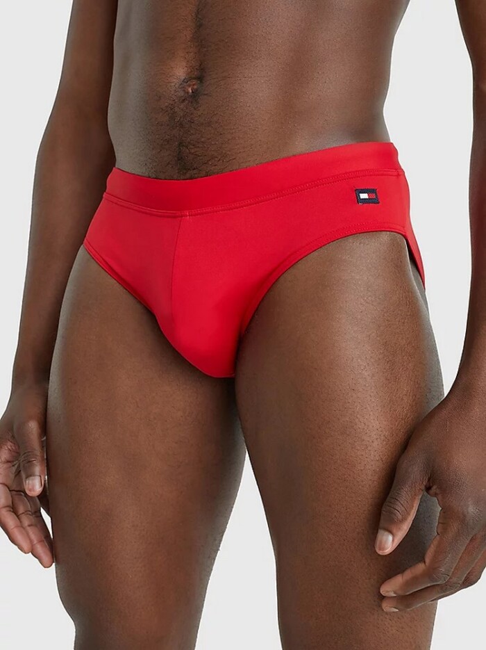 Costume Slip Tinta Unita TOMMY HILFIGER uomo - UM0UM02102 - Rosso - immagine 5