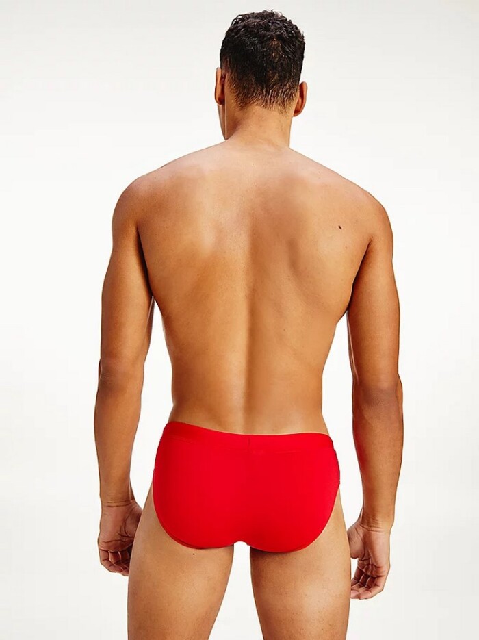 Costume Slip Tinta Unita TOMMY HILFIGER uomo - UM0UM02102 - Rosso - immagine 3