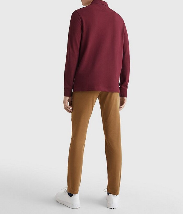 Polo Manica Lunga in Piquet Regular Fit TOMMY HILFIGER - MW0MW20183 - Bordeaux - immagine 4