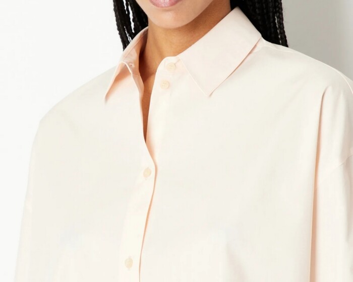 Camicia Manica Lunga Vestibilità Over - ARMANI | EXCHANGE - Art. 3RYC13YNWQZ1 - Nude - immagine 2