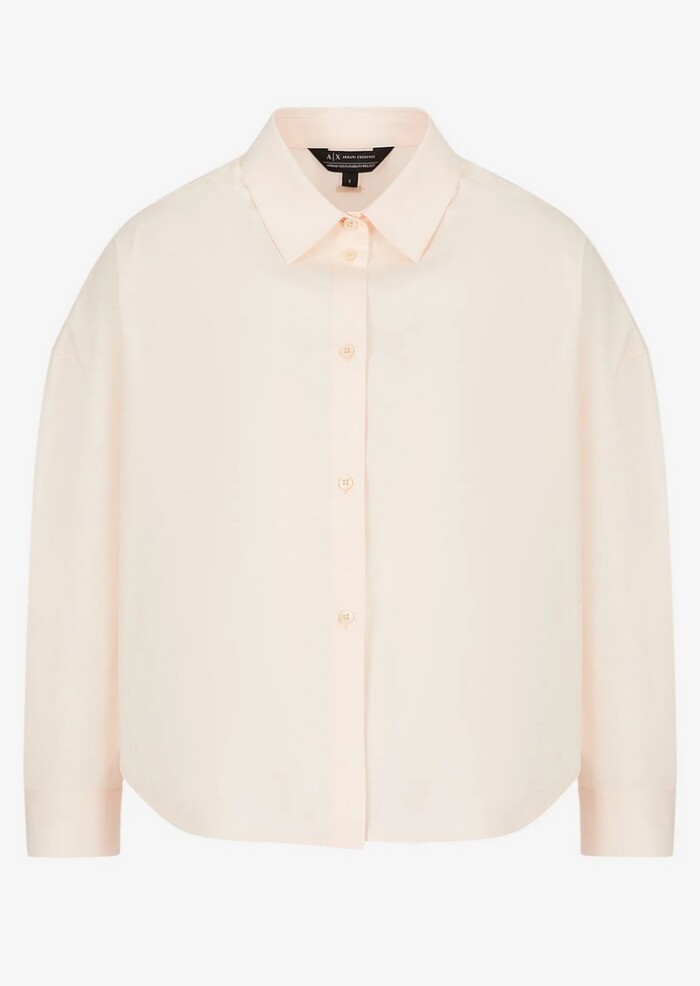 Camicia Manica Lunga Vestibilità Over - ARMANI | EXCHANGE - Art. 3RYC13YNWQZ1 - Nude - immagine 6