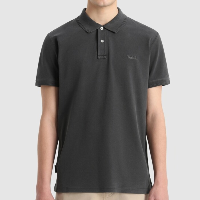 Polo Elasticizzata Vintage Mackinack WOOLRICH – CFWOPO0035MRUT1483 - Nero Lavato