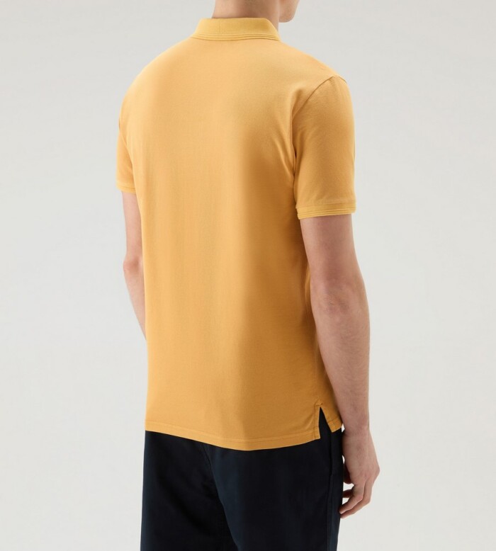 Polo Elasticizzata Vintage Mackinack WOOLRICH – CFWOPO0035MRUT1483 - Giallo Lavato - immagine 6