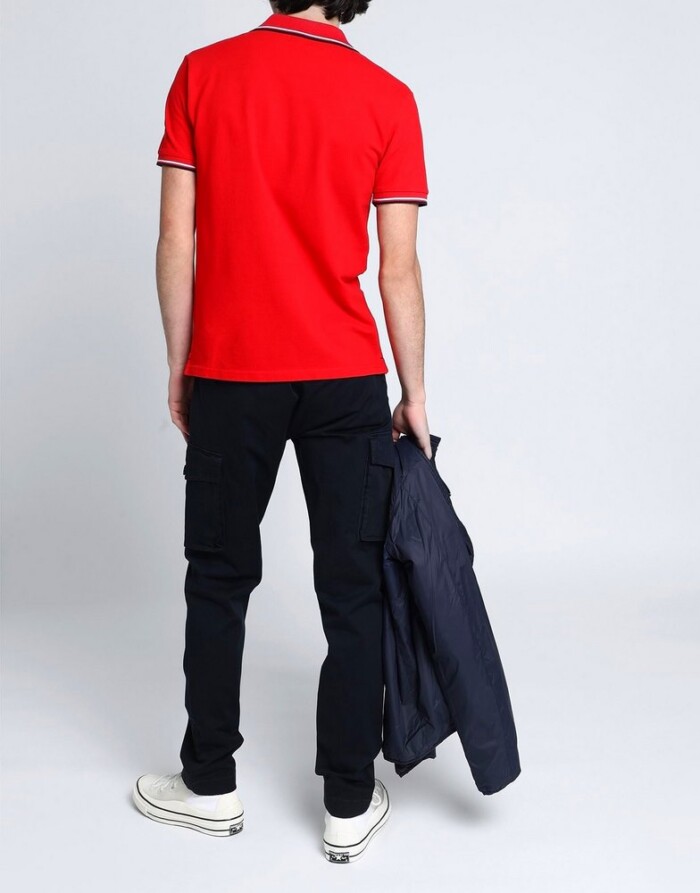 Polo Elasticizzata Monterey WOOLRICH – CFWOPO0053MRUT2932 - Rosso - immagine 3
