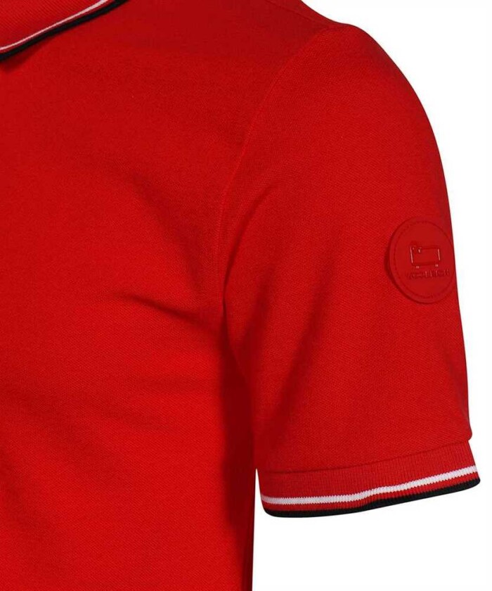 Polo Elasticizzata Monterey WOOLRICH – CFWOPO0053MRUT2932 - Rosso - immagine 2