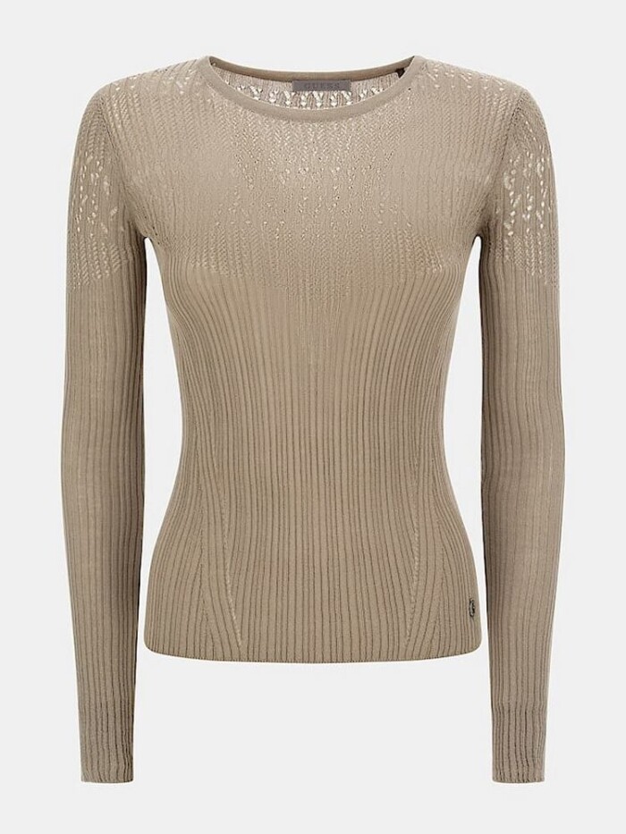 Maglia Traforata - GUESS - W3GR32Z36V0 - Corda - immagine 4