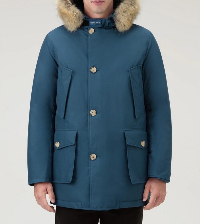WOOLRICH ARCTIC PARKA DF uomo Azzurro - Art. OOU0482MRUT0001.BLL - Blue Lobster - immagine 2