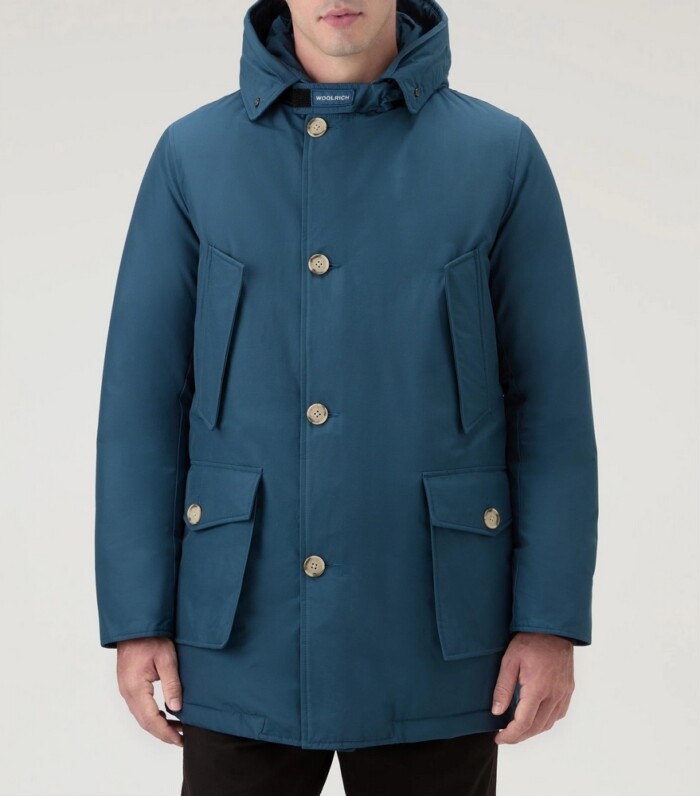 WOOLRICH ARCTIC PARKA DF uomo Azzurro - Art. OOU0482MRUT0001.BLL - Blue Lobster - immagine 6