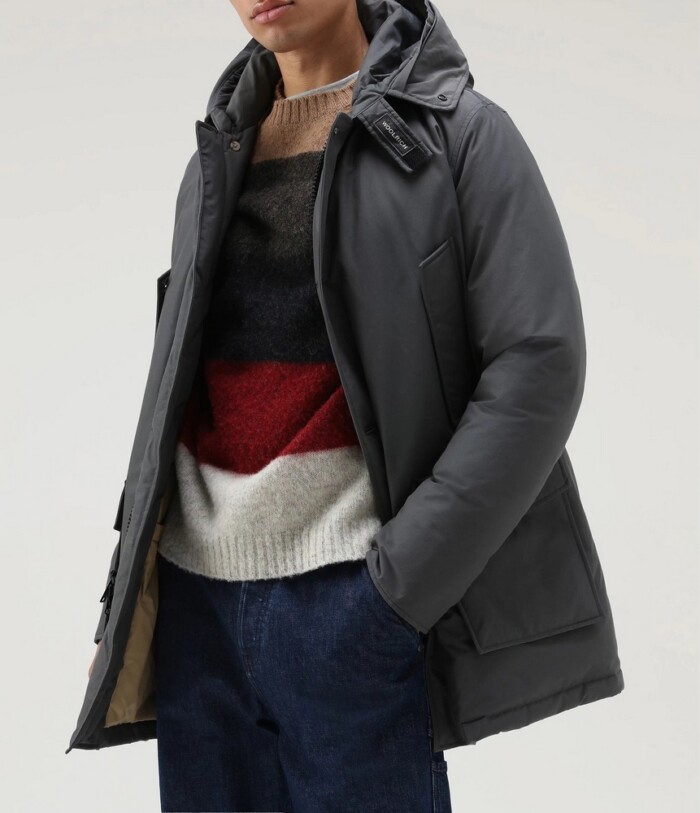 WOOLRICH ARCTIC PARKA DF uomo Grigio - Art. OOU0482MRUT0001.GSH - Grey Shadow - immagine 5
