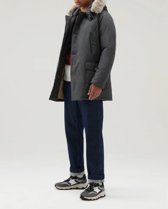 WOOLRICH ARCTIC PARKA DF uomo Grigio - Art. OOU0482MRUT0001.GSH - Grey Shadow - immagine 3