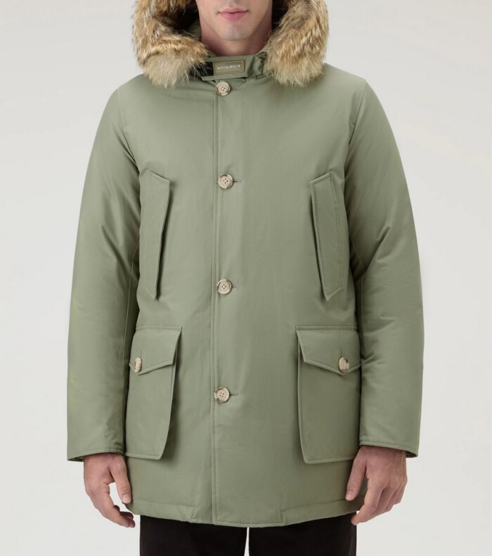 WOOLRICH ARCTIC PARKA DF uomo Verde Chiaro - Art. OOU0482MRUT0001.TGR - Tundra Grey - immagine 2
