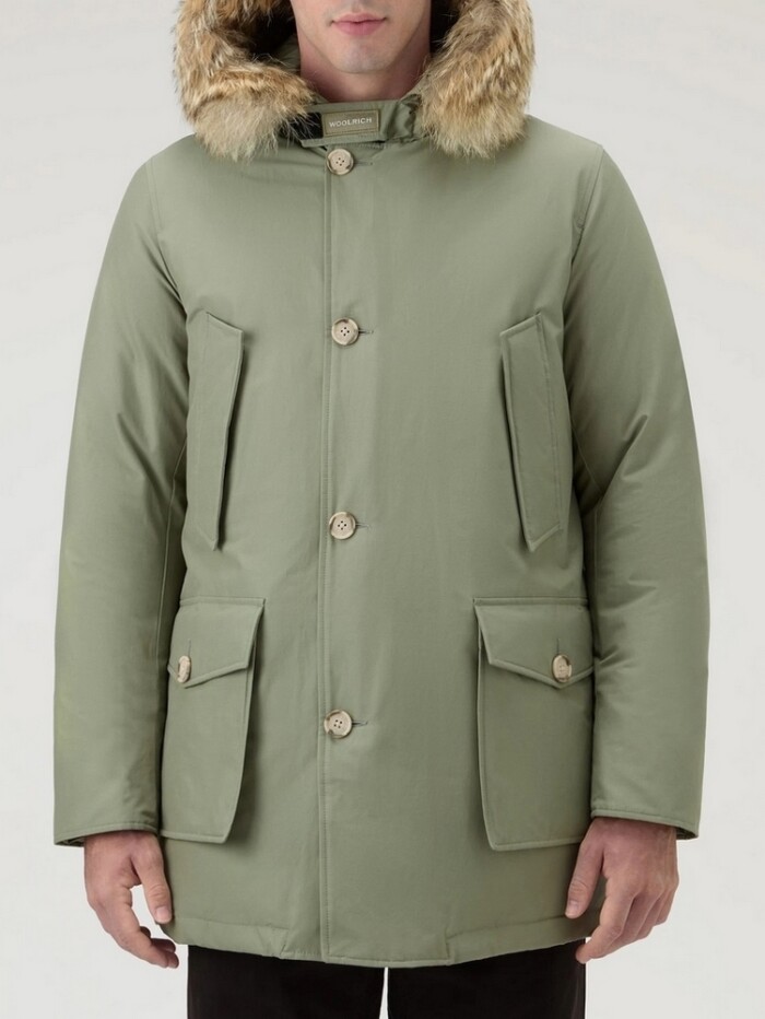 WOOLRICH ARCTIC PARKA DF uomo Verde Chiaro - Art. OOU0482MRUT0001.TGR - Tundra Grey