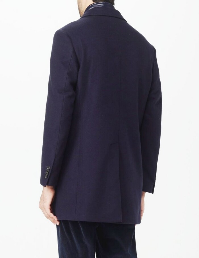 Cappotto con Pettorina Staccabile - MANUEL RITZ - 3532C4548 233796 - Blu - immagine 4