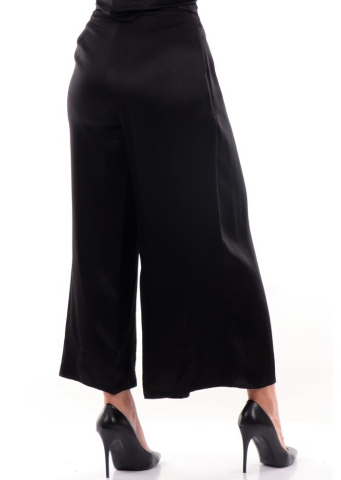 Gonna Longuette in Satin Fluido - ARMANI | EXCHANGE donna - Art. 6RYP20YNWWZ114BA - Nero - immagine 6