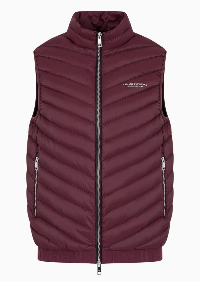 Piumino Smanicato ARMANI | Exchange Uomo - Art. 8NZQ52ZNW3Z144AL - Bordeaux - immagine 6