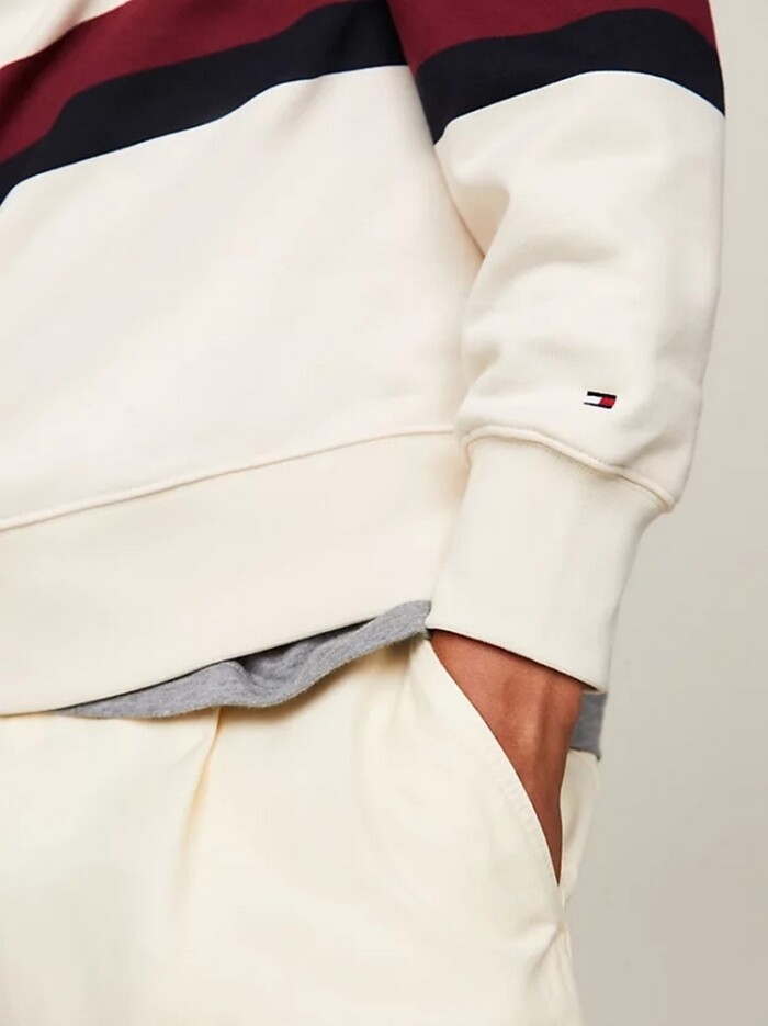 Felpa Oversize Color Block TOMMY HILFIGER uomo - MW0MW33663AEF - immagine 7