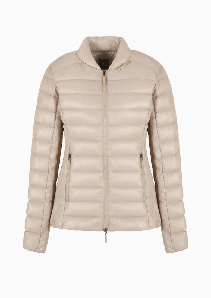 Piumino Leggero in Piuma d'Oca - ARMANI | Exchange - Tortora - immagine 6