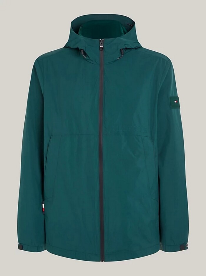 Giacchetto Impermeabile Portland Richiudibile - TOMMY HILFIGER - MW0MW34456MBP - Verde Bottiglia - immagine 6