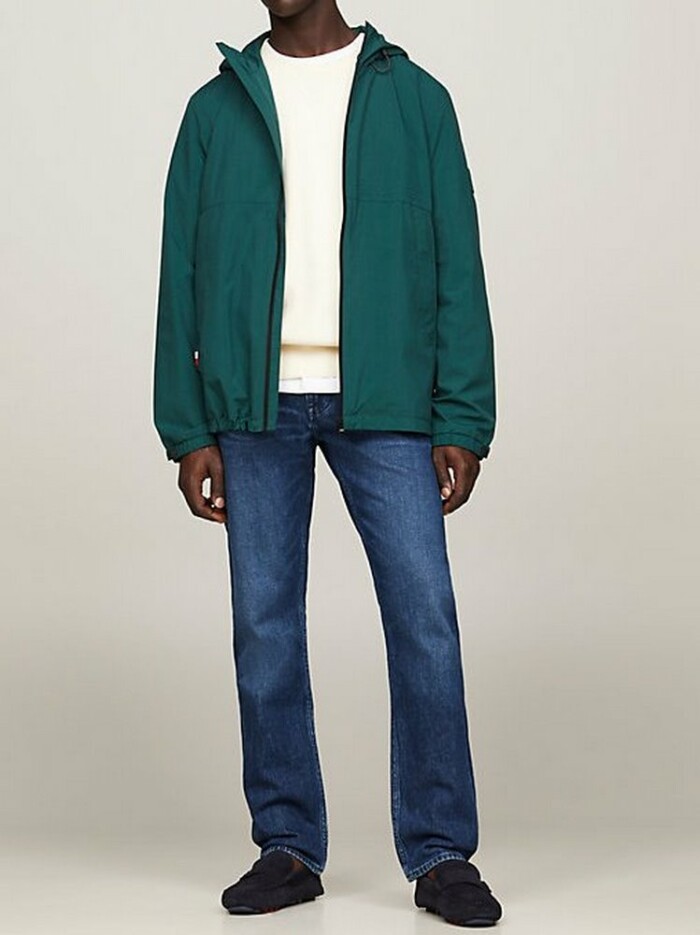 Giacchetto Impermeabile Portland Richiudibile - TOMMY HILFIGER - MW0MW34456MBP - Verde Bottiglia - immagine 4