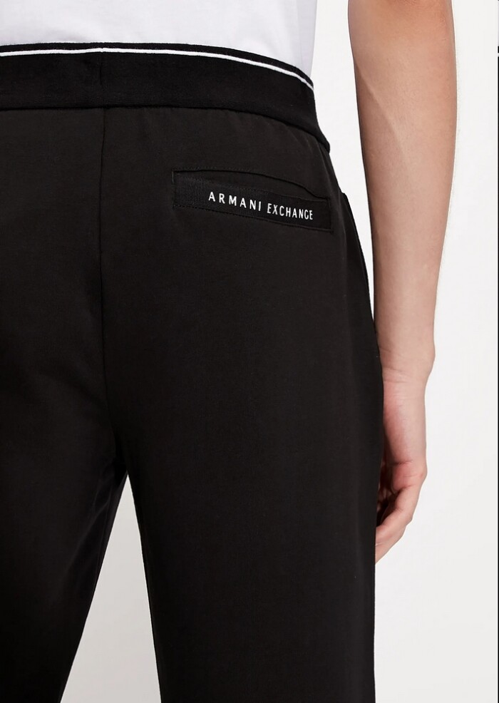 Pantalone Felpa Stretch  - ARMANI | Exchange - 8NZP82ZJH3Z11200  - Nero - immagine 2