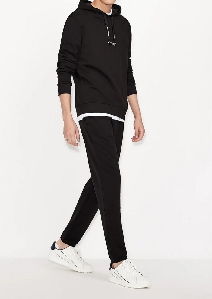 Pantalone Felpa Stretch  - ARMANI | Exchange - 8NZP82ZJH3Z11200  - Nero - immagine 4