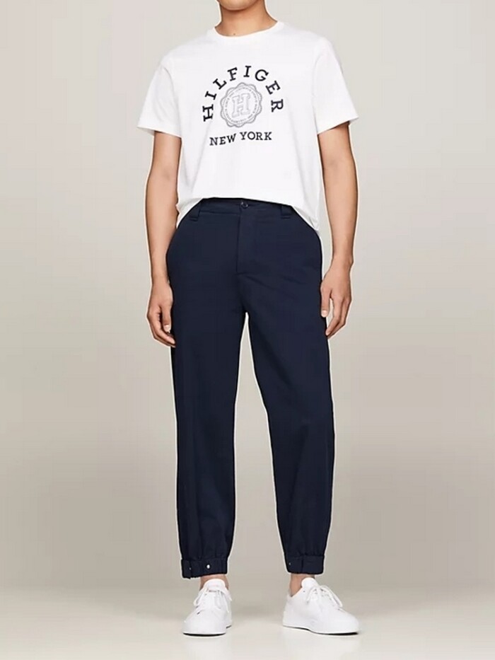 T-shirt Regular Fit con Logo - TOMMY HILFIGER - Art. MW0MW34437YBR - Bianco - immagine 2