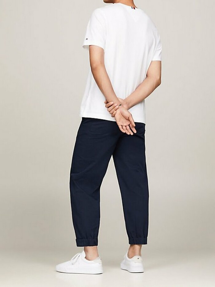 T-shirt Regular Fit con Logo - TOMMY HILFIGER - Art. MW0MW34437YBR - Bianco - immagine 4