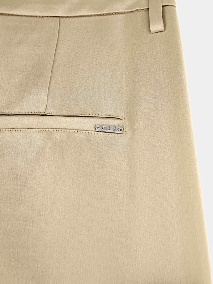 Pantaloni Cargo in Satin - GUESS - W4GB50WG7C0 - Beige - immagine 6