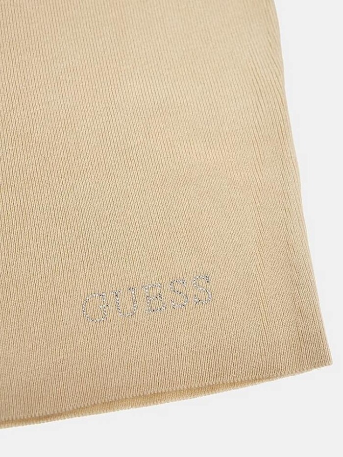 Canottiera in Maglia a Costine - GUESS - W4GZ30Z2Y72 - Crema - immagine 6