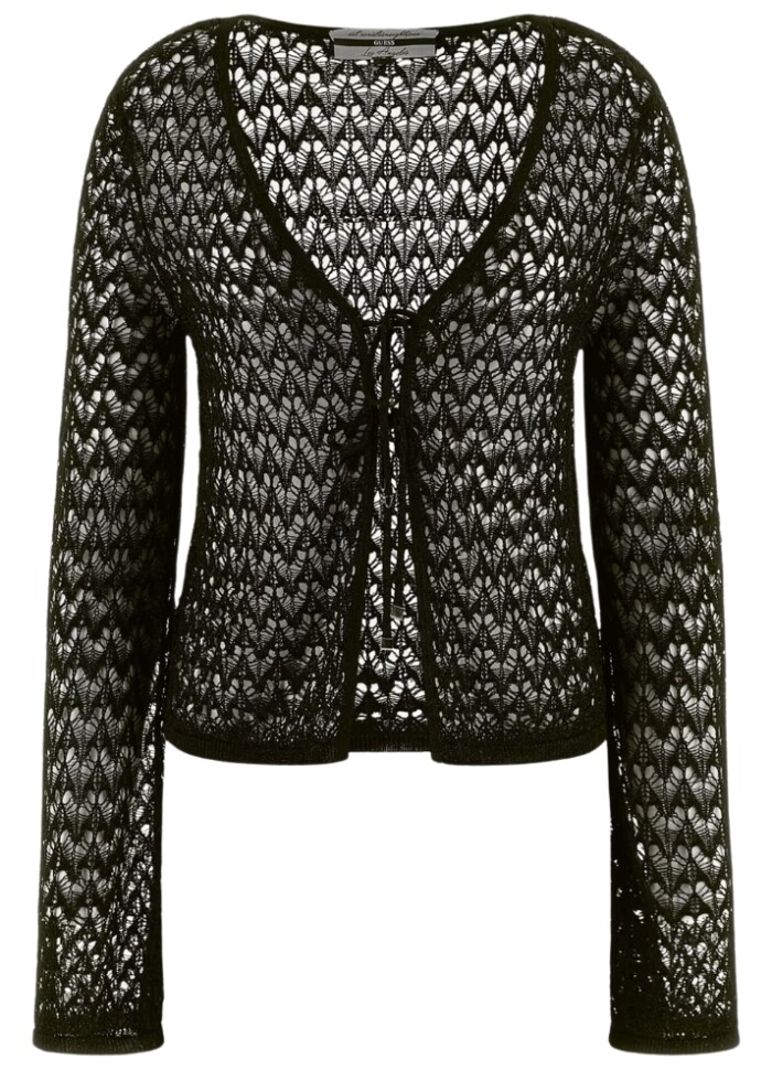 Cardigan Lurex - GUESS - W4GR13Z3E22 - Nero - immagine 3