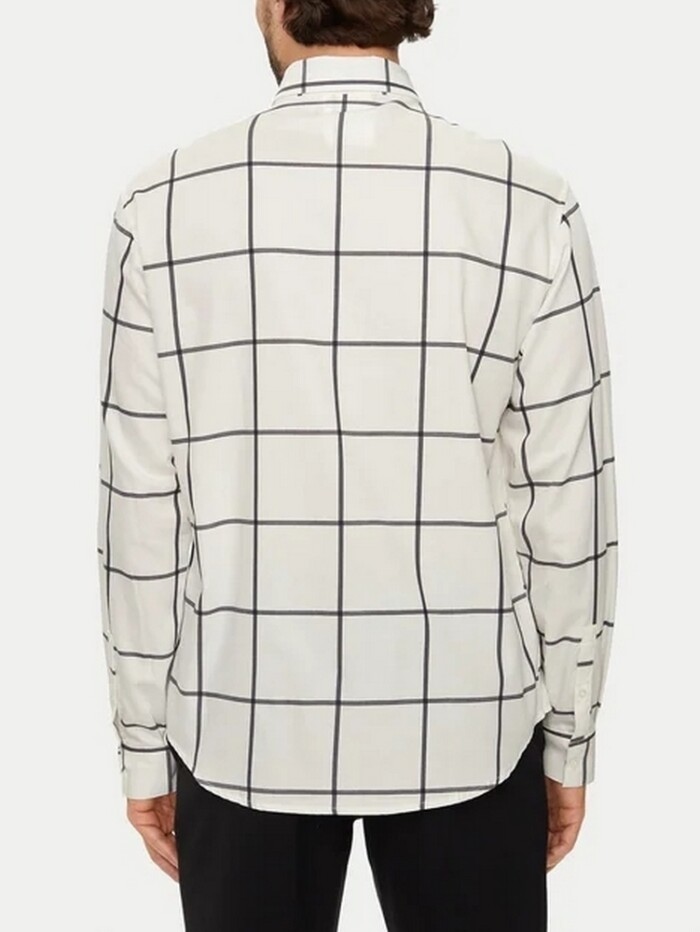 Camicia Fantasia Rete - ARMANI | Exchange - Uomo - Art. 6DZCL5ZN5FZ - Bianco - immagine 5