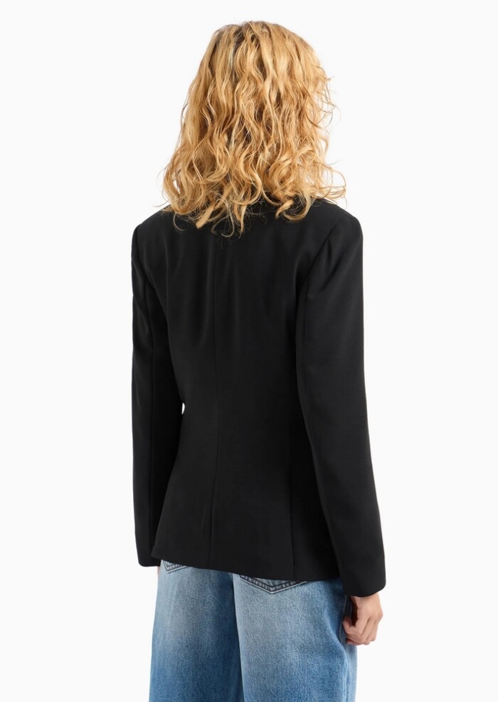 Giacca Elegante Doppio Petto - ARMANI | Exchange - Donna - Art. 6DYG10YN9JZ11200 - Nero - immagine 2