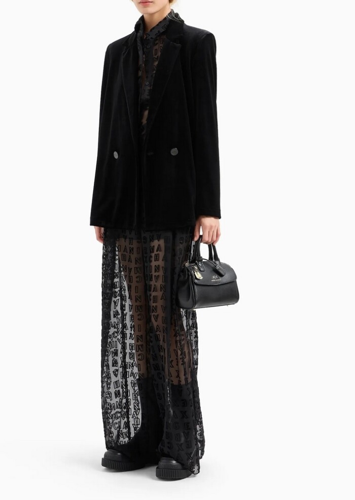 Giacca Elegante Lunga - ARMANI | Exchange - Donna - Art. 6DYG77YJ9WZ11200 - Nero - immagine 3