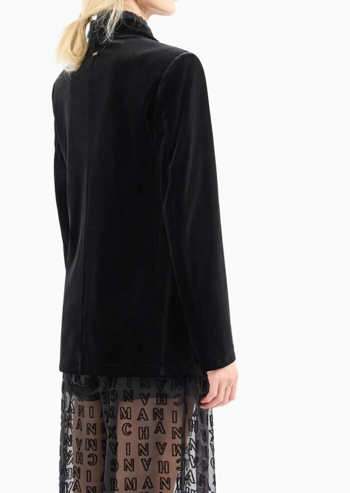 Giacca Elegante Lunga - ARMANI | Exchange - Donna - Art. 6DYG77YJ9WZ11200 - Nero - immagine 2