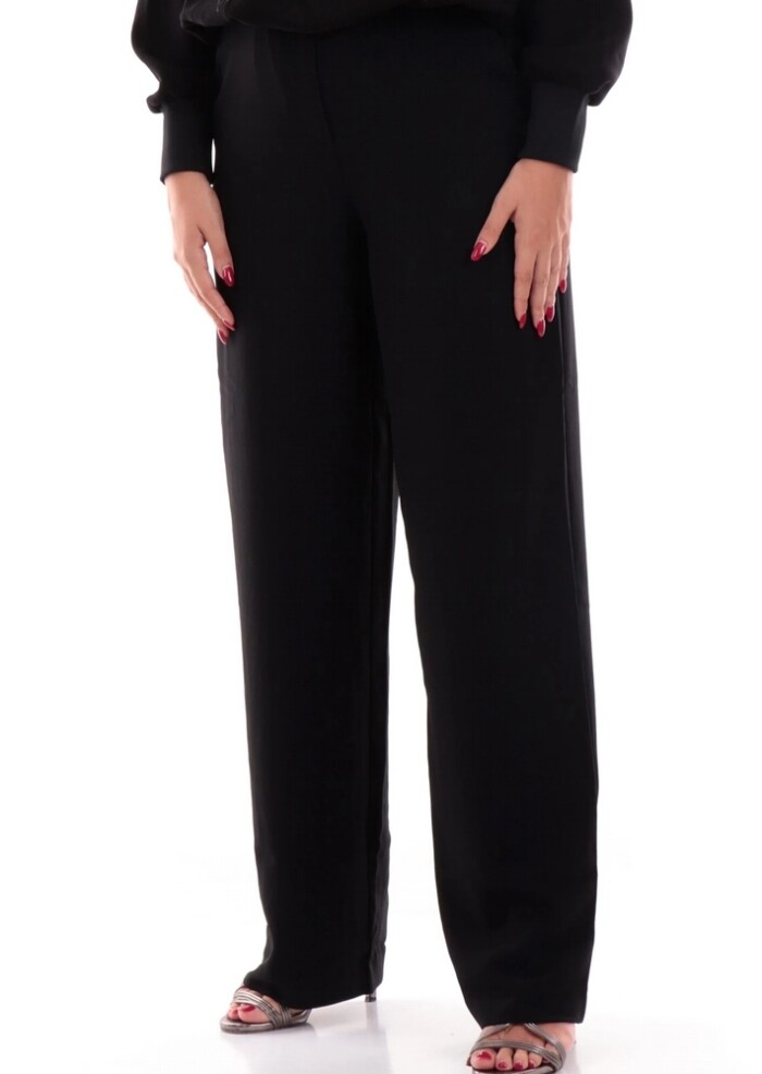 Pantalone Elegante Palazzo - ARMANI | Exchange - Donna - Art. 6DYP39YN8JZ1200 - Nero