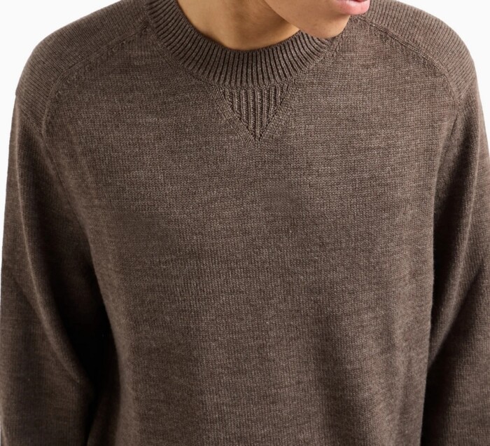 Maglione Girocollo - ARMANI | Exchange - Uomo - Art. 6DZM1FZM1LZ13718 - Tortora - immagine 2