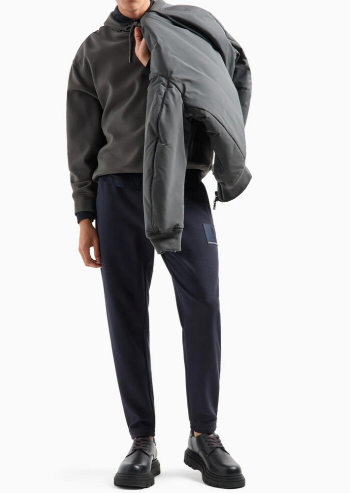 Pantalone Jogger - ARMANI | Exchange - Uomo - Art. 6DZPJAZJNKZ11510 - Blu - immagine 2
