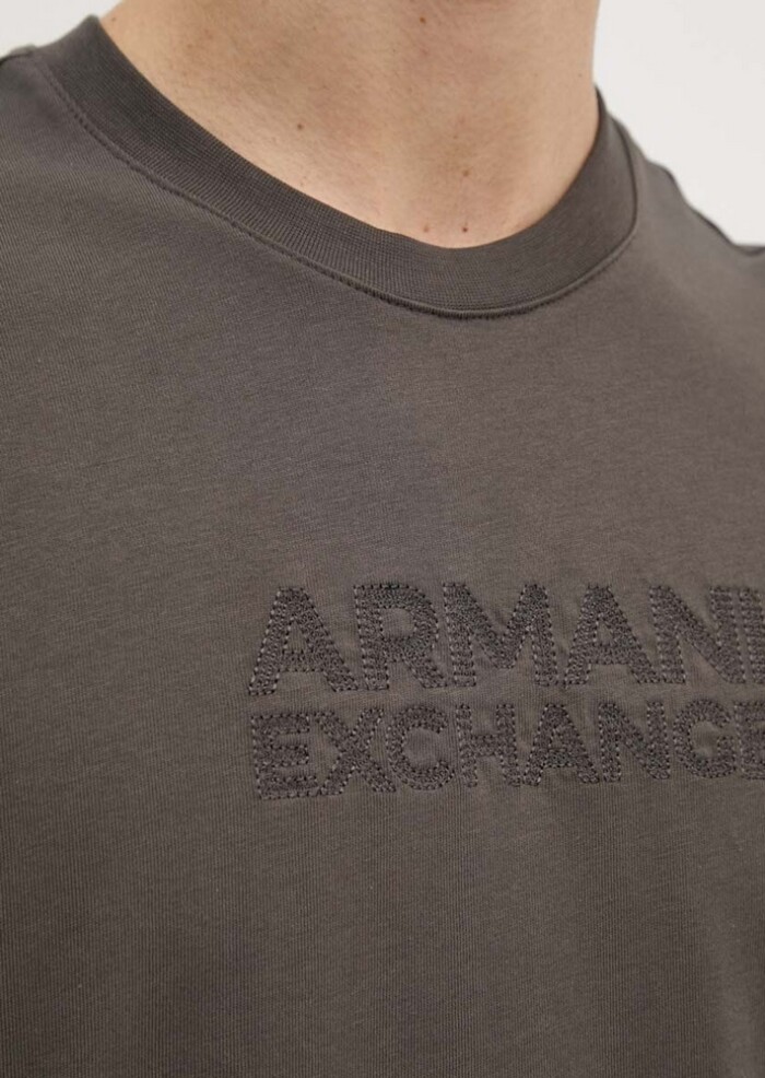 T-Shirt Manica Corta - ARMANI | Exchange - Uomo - Art. 6DZTACZJASZ1897 - Tortora - immagine 4