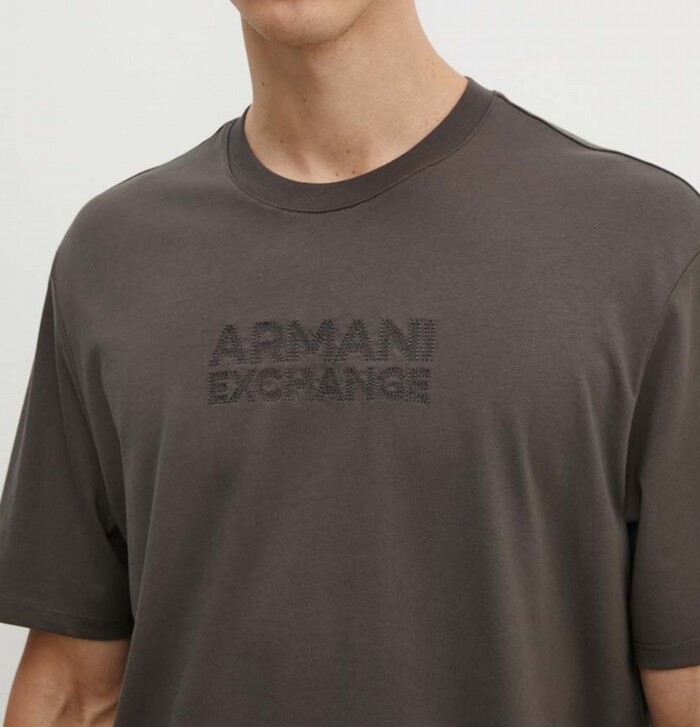 T-Shirt Manica Corta - ARMANI | Exchange - Uomo - Art. 6DZTACZJASZ1897 - Tortora - immagine 2