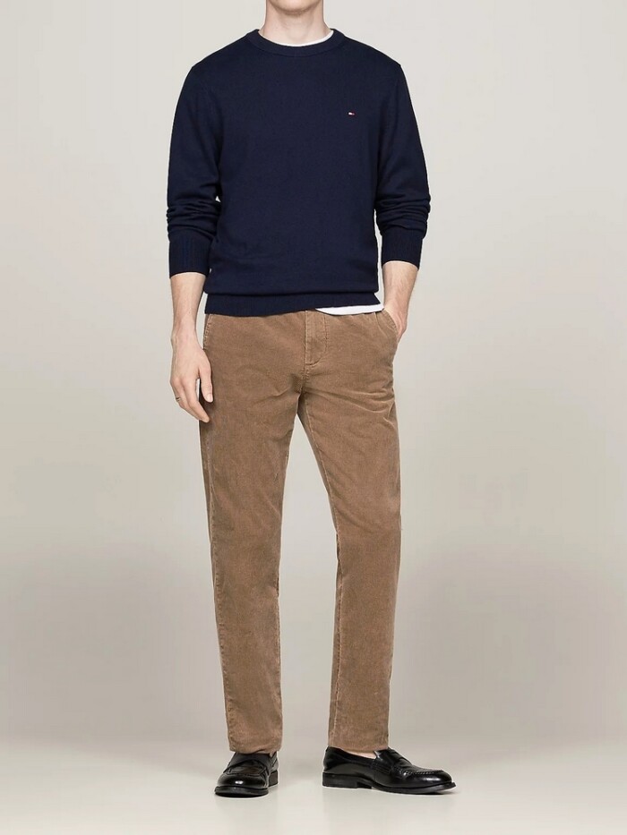 Maglione Cotone e Cashemere - TOMMY HILFIGER - MW0MW28046DW5 - Blu - immagine 2