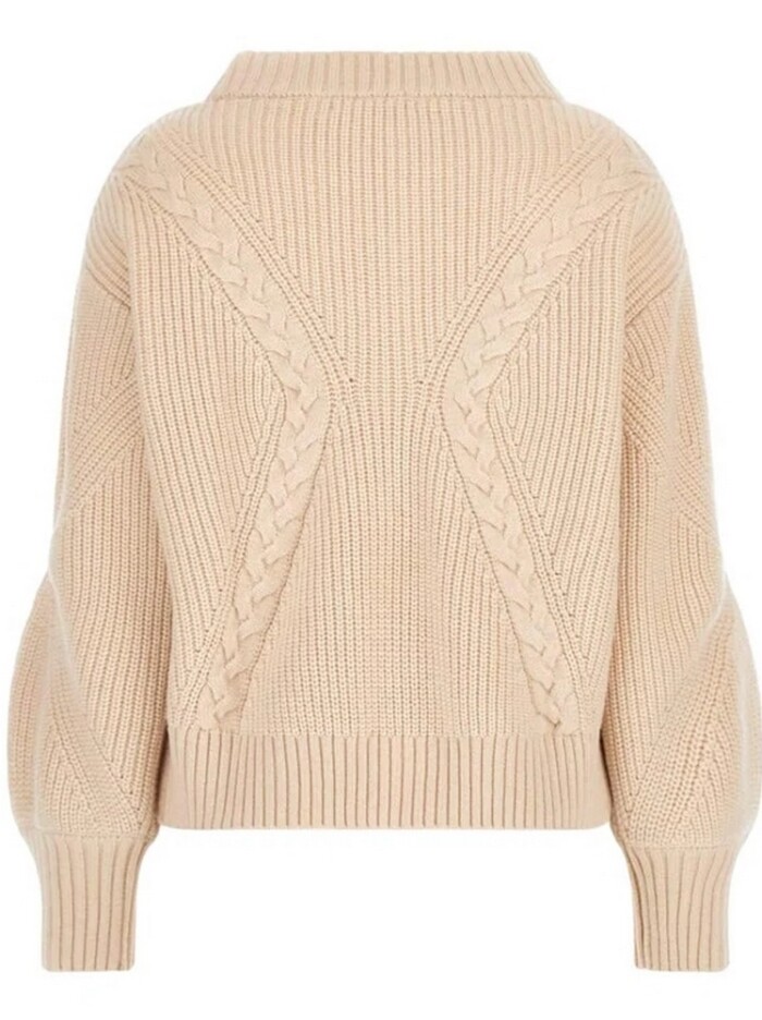Maglione Girocollo - GUESS - W4BR41 Z3HW0 F1XL - Biscotto - immagine 5
